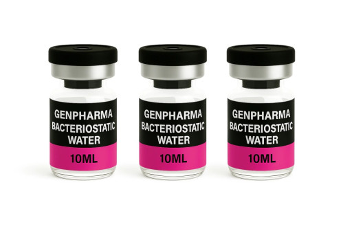 Bacteriostatic Water 10 ml Água Bacteriostática Diluente kit com 3 Unidades Genpharma