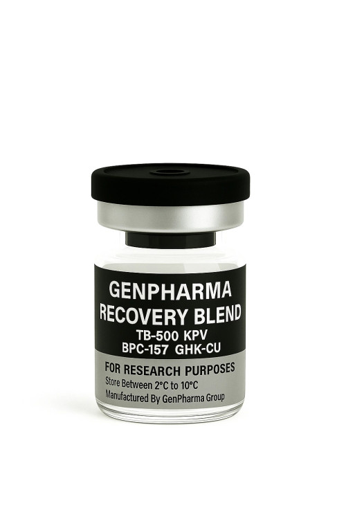 KLOW Peptideos Recovery Blend KPV 5mg BPC-157 5mg + TB-500 5mg + GHK 5mg (Reparador de Lesões)