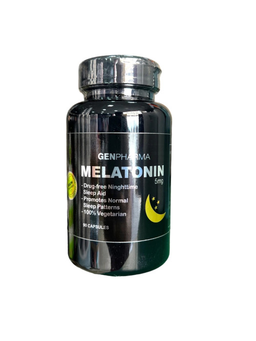 Melatonina 5mg 90 Capsulas Alta Qualidade Genpharma